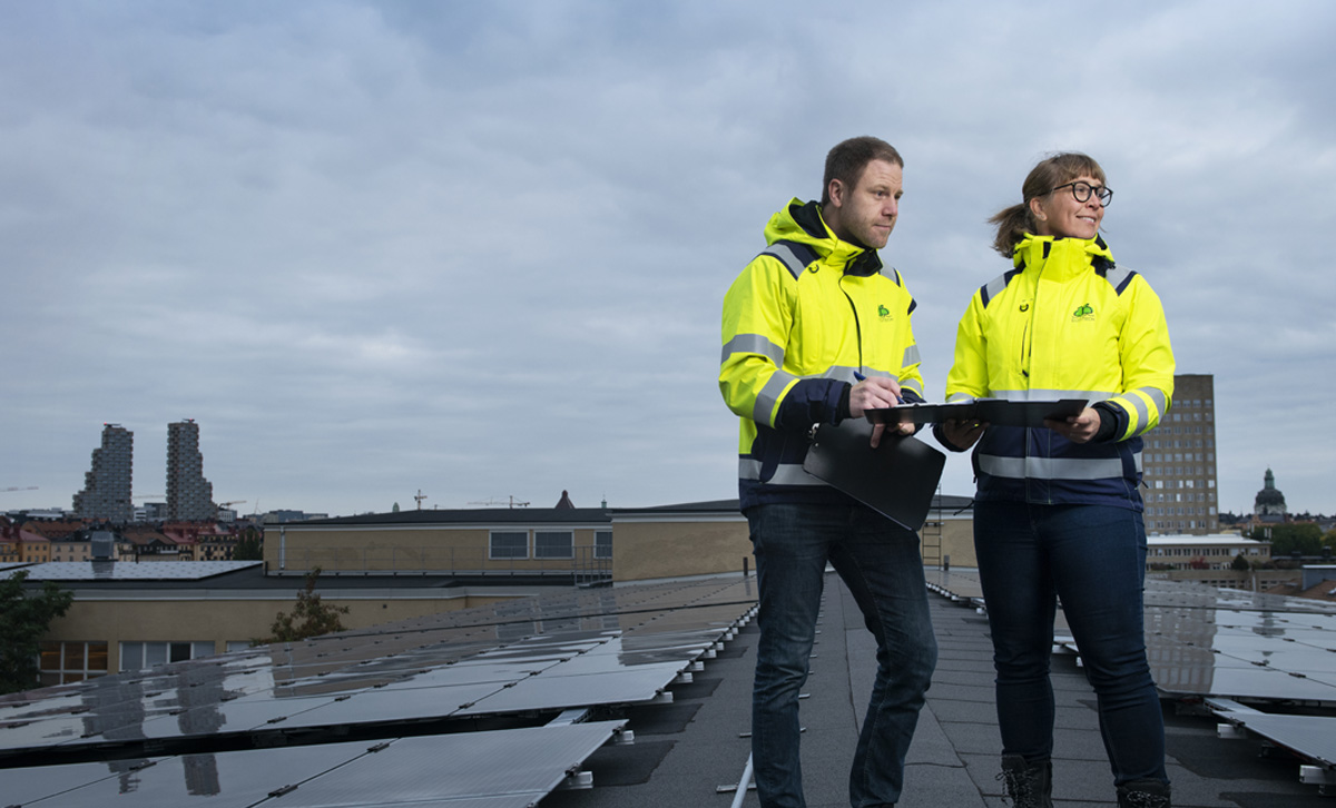 Projektledning solcellsinstallation EcoTech Solenergi